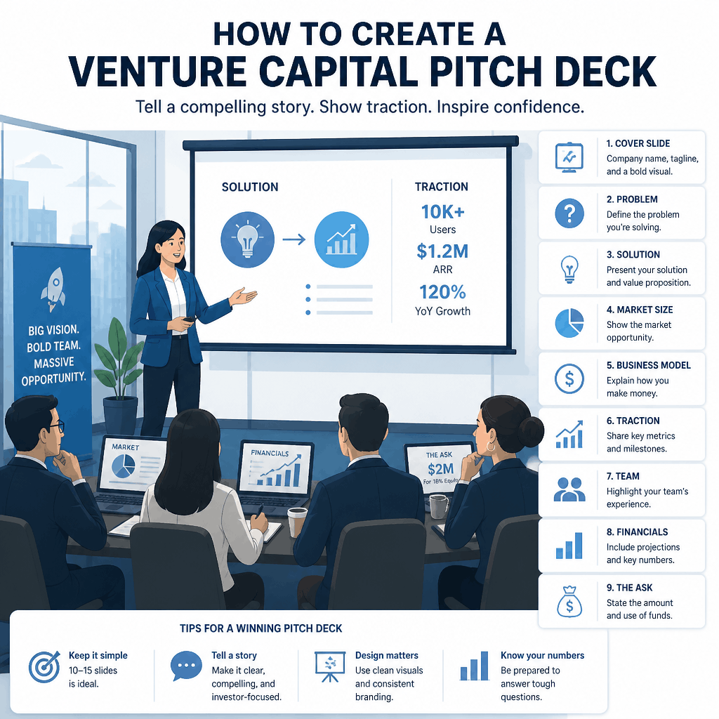 How to Create a Venture Capital Pitch Deck