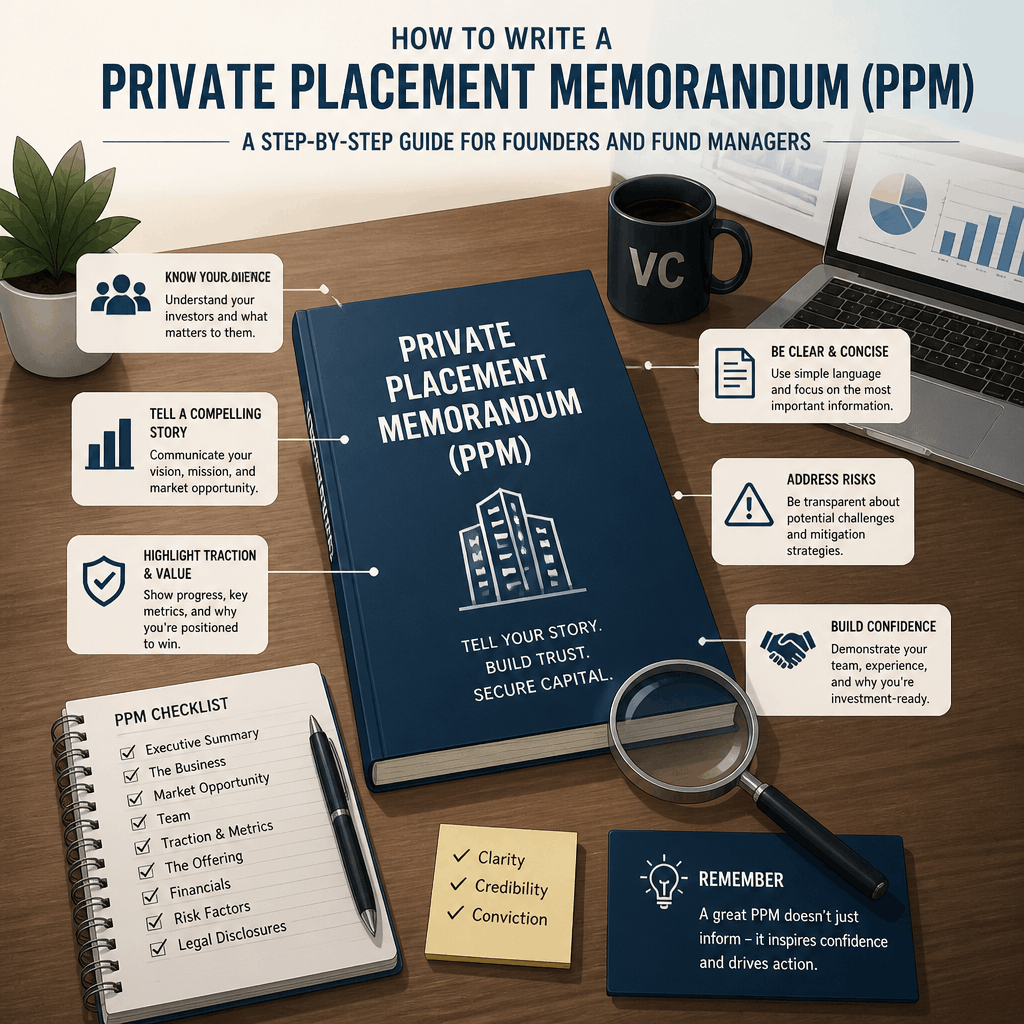 How to Write a Private Placement Memorandum (PPM)
